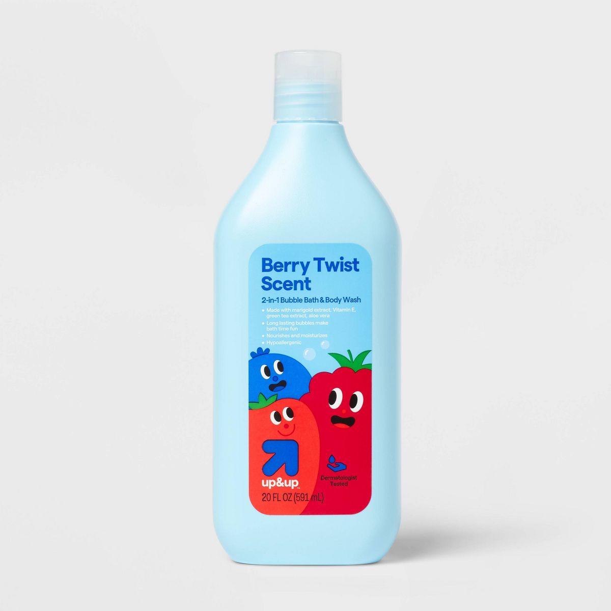 Kids' Bubble Bath + Body Wash - Berry Twist - 20 fl oz - up&up™