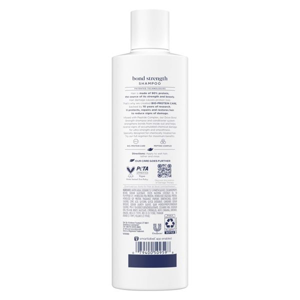 Dove Beauty Bond Strength Peptide Complex Hair Care Shampoo - 12 fl oz