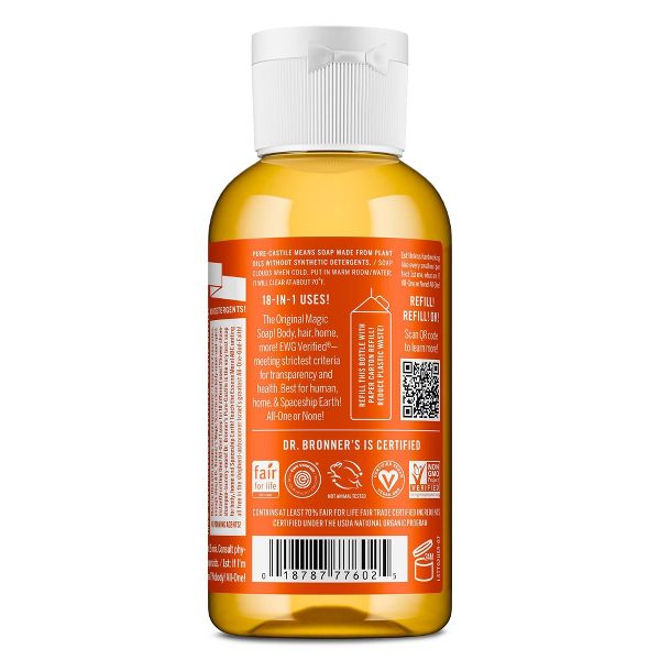 Dr. Bronner's Magic Pure Castile Liquid Soap Hand & Bodywash - Almond - 2 fl oz