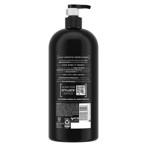 Tresemme Silky & Smooth Anti-Frizz Conditioner with Pump For Frizzy Hair - 39 fl oz