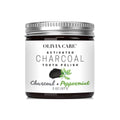 Olivia Care Activated Charcoal Tooth Polish Whitening Powder - Peppermint - 2oz