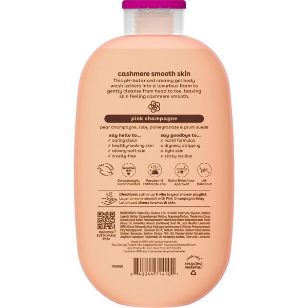 eos Shea Better Cashmere Body Wash - Pink Champagne - 16 fl oz