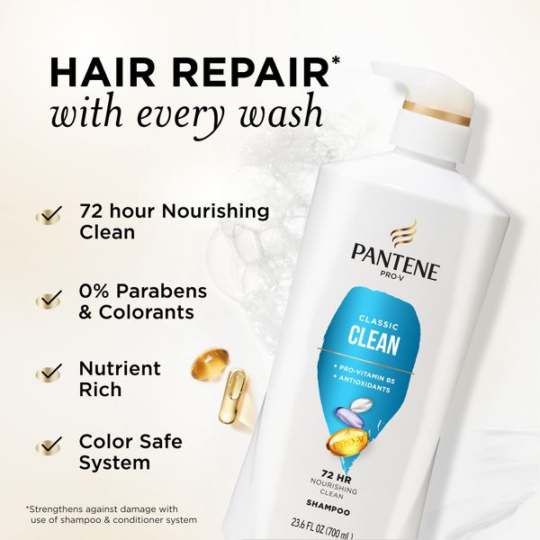 Pantene Pro-V Classic Clean Shampoo - 12 fl oz