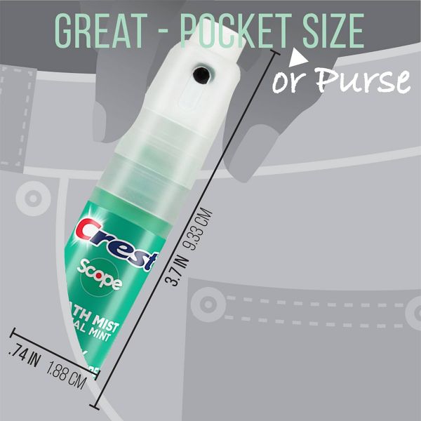 Crest Scope Original Mint Breath Mist – 0.24oz/2ct