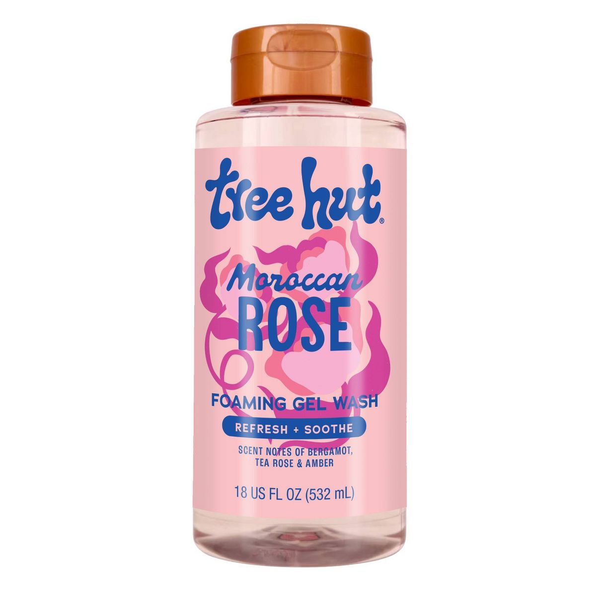 Tree Hut Moroccan Rose Foaming Gel Body Wash - 18 fl oz