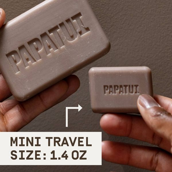 Papatui Men's Sulfate-Free Exfoliating and Hydrating Avocado Oil and Ceramides Bar Soap - 1.4oz