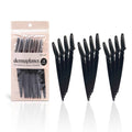 Kitsch Dermaplaning Set Facial Rollers - Black - 12pc