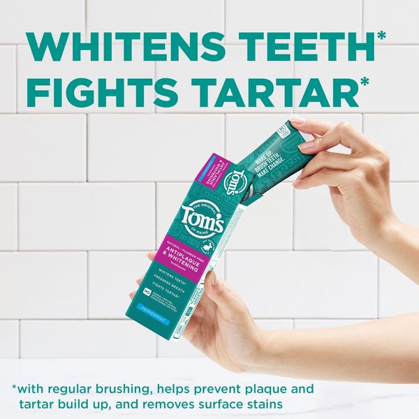 Tom's of Maine Antiplaque and Whitening Toothpaste - 4.5oz