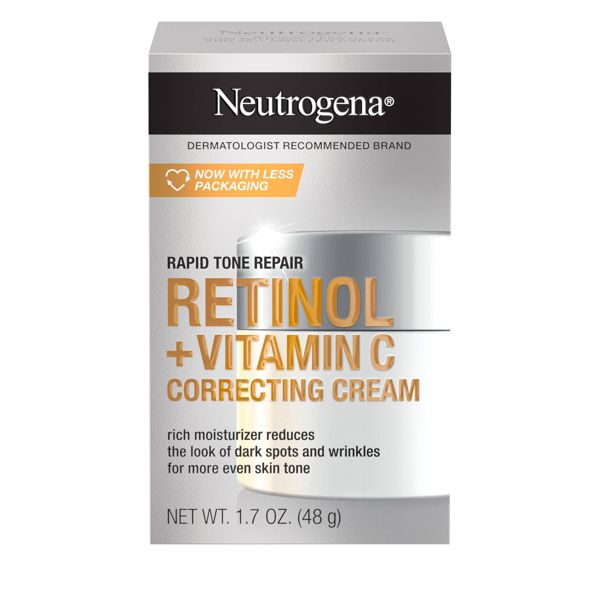 Neutrogena Rapid Tone Repair Retinol + Vitamin C Face and Neck Cream - 1.7oz