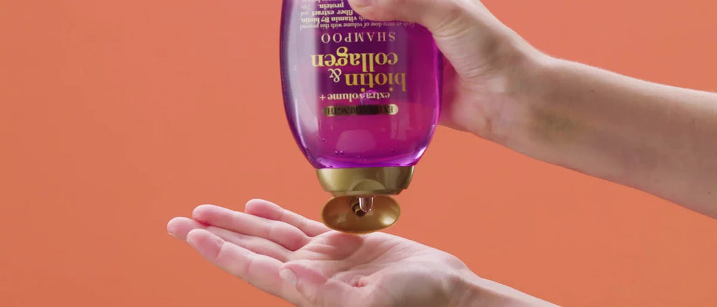 OGX Biotin & Collagen Extra Strength Volumizing Shampoo for Fine Hair - 13 fl oz