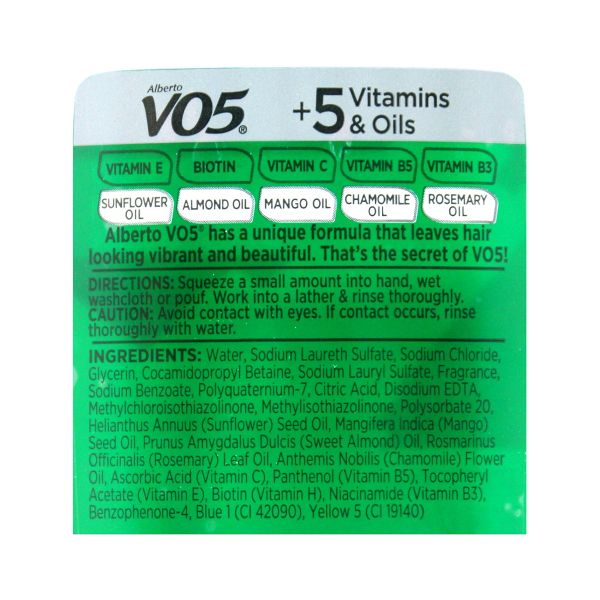 Alberto VO5 Men's 3 in 1 Body Wash, Shampoo and Conditioner, Fresh Energy Scent, 15 oz