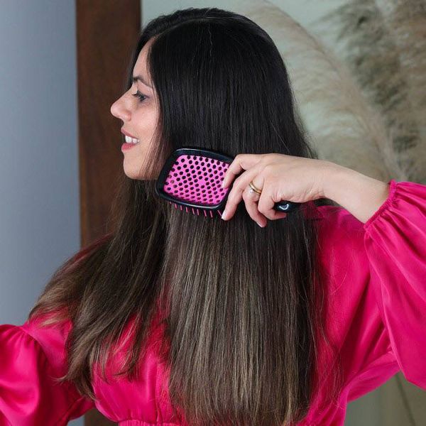 UNbrush Detangler Hair Brush - Cherry Blossom