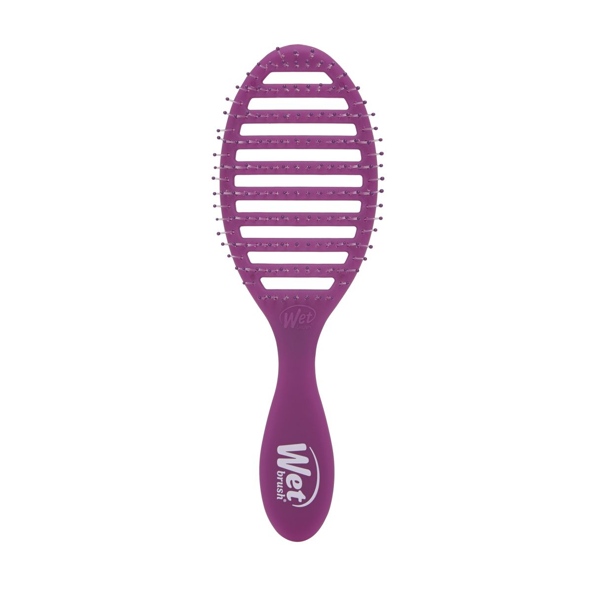 Wet Brush Speed Dry Detangler Hair Brush for Quick Heat Drying Styles - Frost Pink