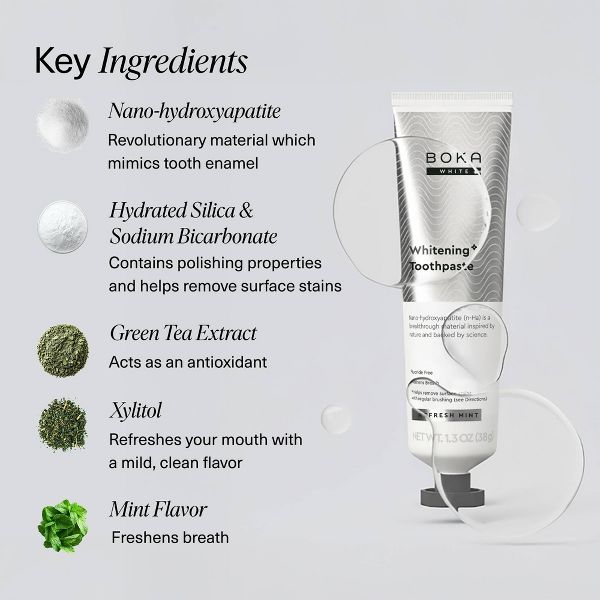 Boka Whitening Toothpaste - 1.3oz