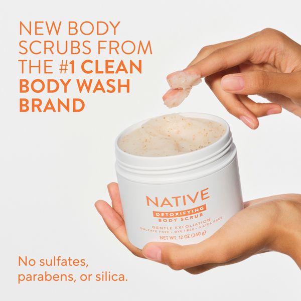 Native Sweet Peach & Nectar Scrub - 12oz