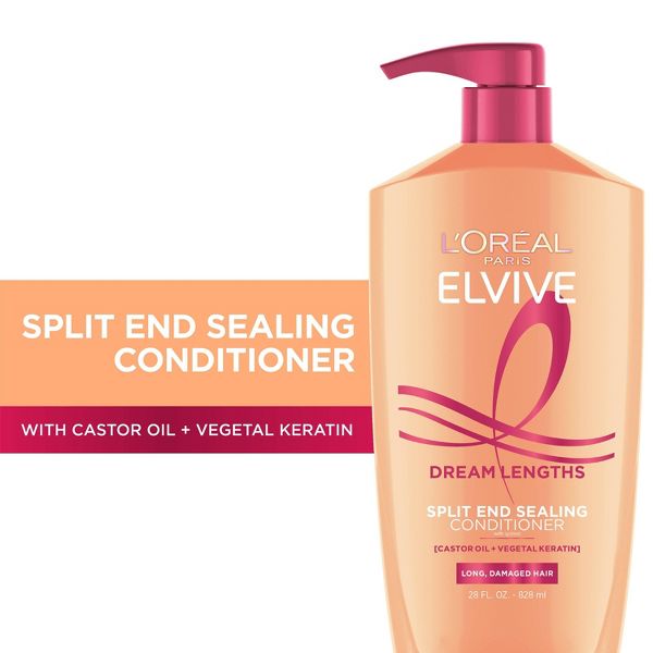 L'Oreal Paris Elvive Dream Lengths Conditioner for Long, Damaged Hair - 28 fl oz
