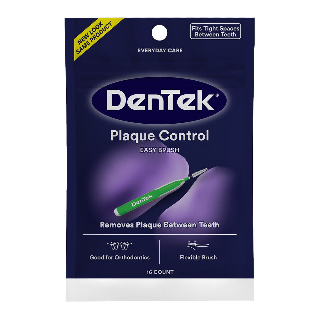 DenTek Easy Brush Plaque Control Interdental Toothbrush - 16ct