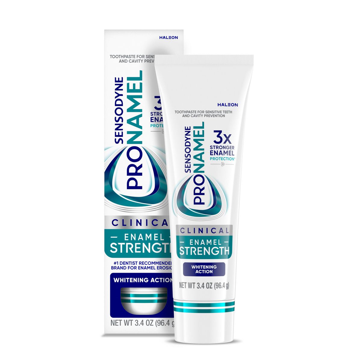 Sensodyne Pronamel Clinical Enamel Strength Whitening Action Toothpaste - 3.4oz/2pk