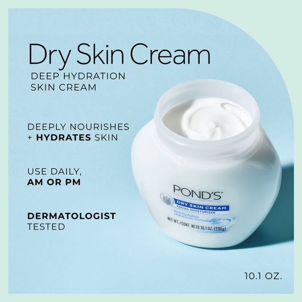 POND'S Dry Skin Hydrating Facial Moisturizer Cream - 10.1oz