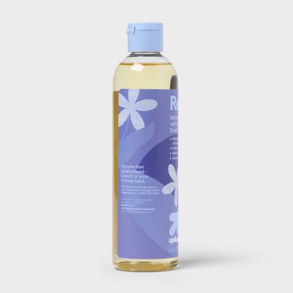 Relaxing Moisturizing Bath Oil with Moonlight Jasmine Scent and Melatonin - 8.8 fl oz - up&up™