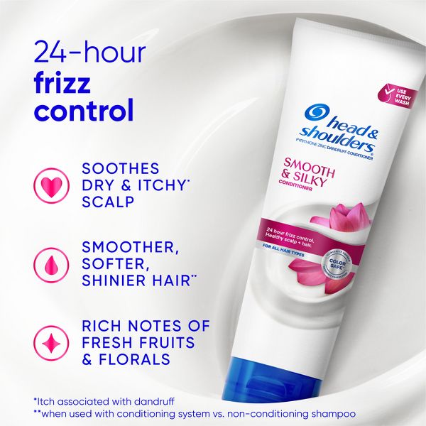 Head & Shoulders Smooth & Silky Conditioner - 10.6 fl oz