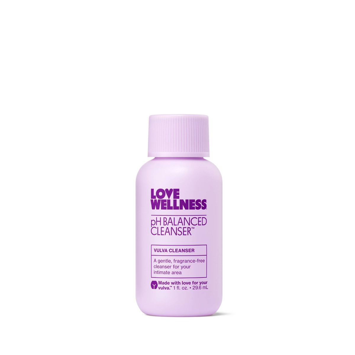 Love Wellness pH Balanced Cleanser Fragrance Free Cleanser - 1 fl oz