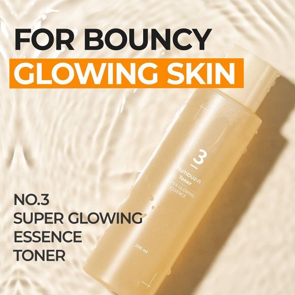 numbuzin No.3 Super Glowing Essence Face Toner - 6.76 fl oz