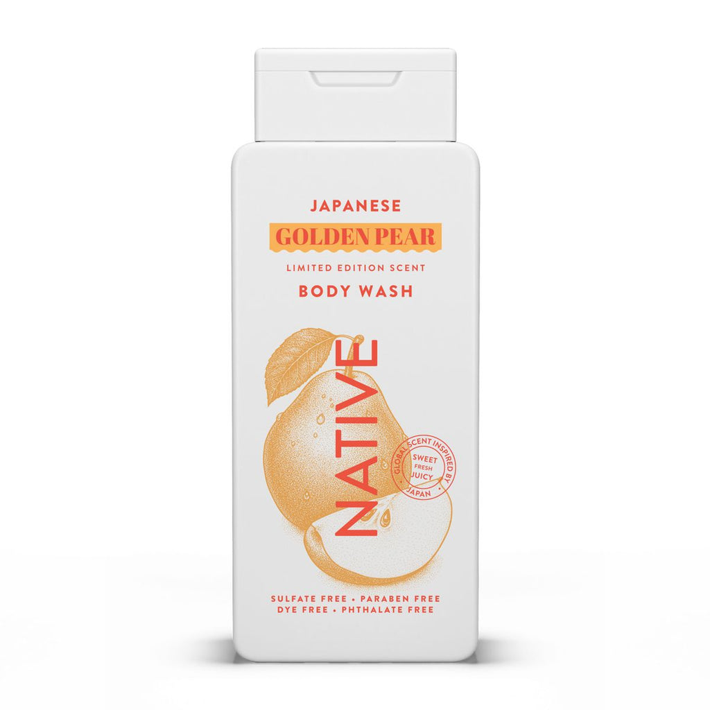 Native Limited Edition Global Flavors Sulfate-Free Body Wash - Japanese Golden Pear - 18 fl oz