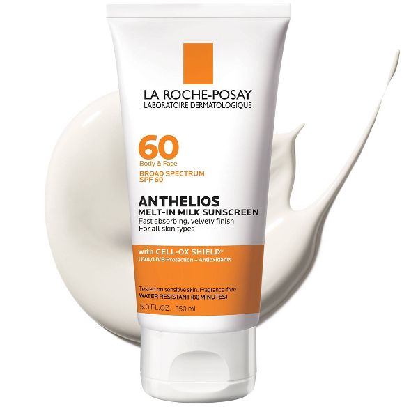 La Roche Posay Anthelios Sunscreen Melt-In-Milk Lotion Face and Body Sunscreen - SPF 60 - 3 fl oz