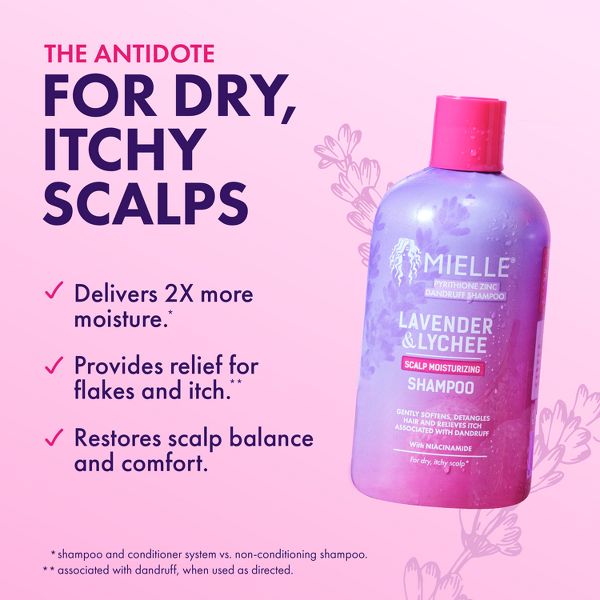 Mielle Organics Scalp Soothing Shampoo - Lavender & Lychee - 12 fl oz