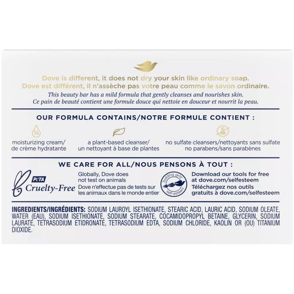 Dove - Sensitive Skin Beauty Bar Soap, 3.15 Oz