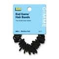 Gimme Beauty End Game Braid Hair Bands for Medium Hair - Black - 25ct: Securing Hair, Elastic, All Hair Types