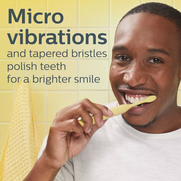 Philips One by Sonicare Battery Electric Toothbrush Model HY1100/01 with Travel Case and Brush Head - Coral