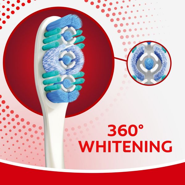 Colgate 360 Optic White Whitening Toothbrush - Soft