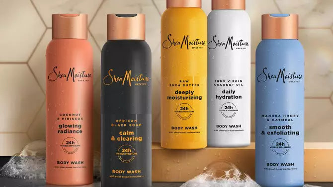 SheaMoisture Body Wash Daily Hydration - 100% Virgin Coconut Oil with Coconut Milk & Glycerin - 18 fl oz