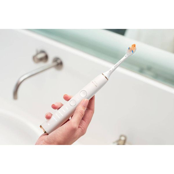 Philips Sonicare DiamondClean Smart 9700 Electric Toothbrush with Brush Head - Rose Gold