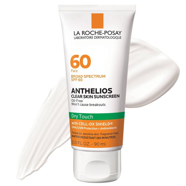 La Roche Posay Anthelios Clear Skin Dry Touch Face Sunscreen for Acne Prone Skin - SPF 60 - 1.7 fl oz