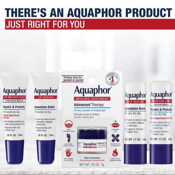 Aquaphor Immediate Relief Lip Repair Balm - 0.35 fl oz