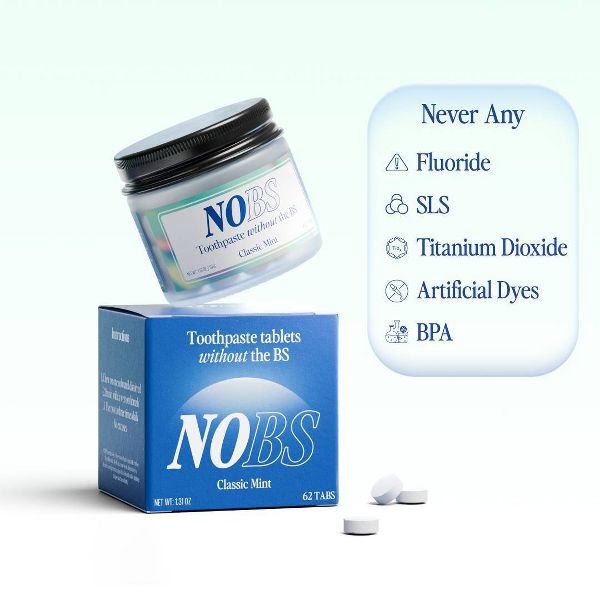 NOBS Toothpaste Tablets - Classic Mint - 1.31 oz