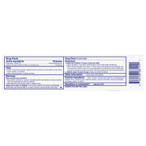 Sensodyne Fresh Mint Toothpaste for Sensitive Teeth provides relief from sensitivity and helps strengthen enamel for daily oral care, 4 oz