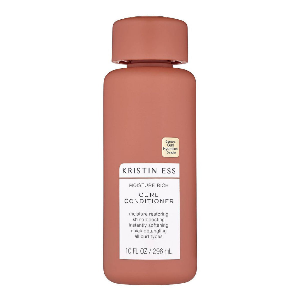 Kristin Ess Moisture Rich Curl Conditioner for All Curls 2A-4C, Sulfate, Paraben + Silicone Free - 10 fl oz