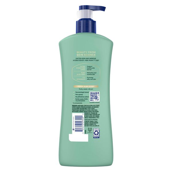 Vaseline Intensive Care Moisturizing Ceramide Body Lotion with Aloe Vera Soothing Hydration