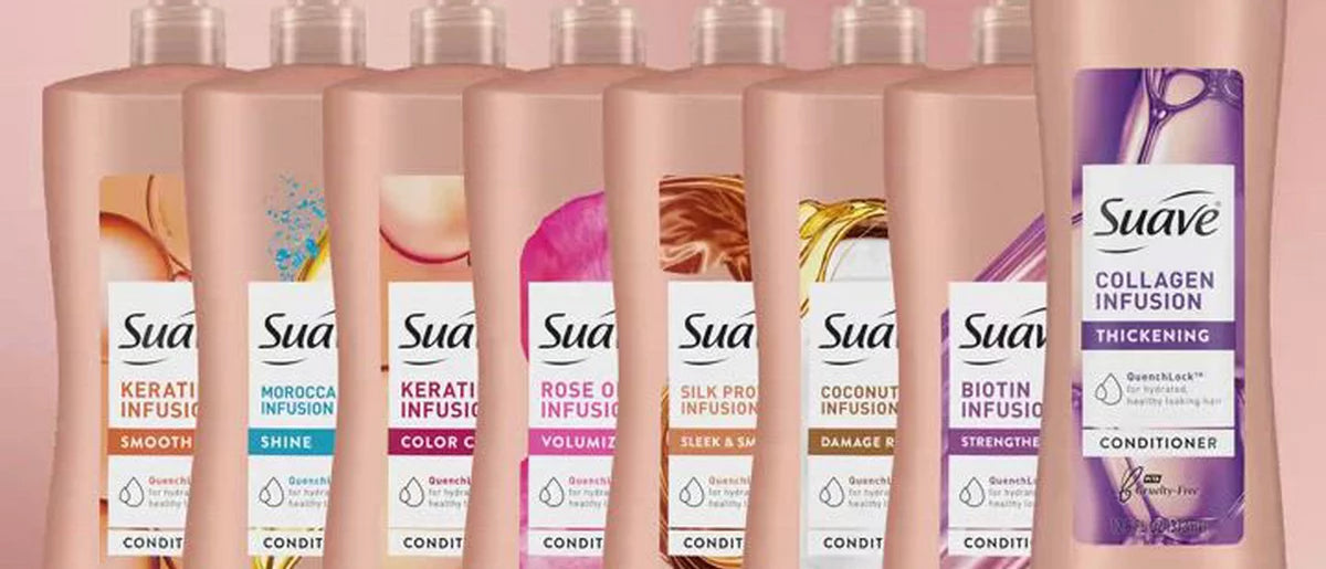 Suave Professionals Keratin Infusion Smoothing Shampoo and Conditioner - 56 fl oz