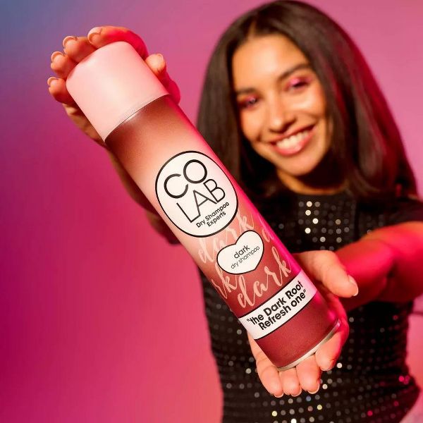 COLAB Dark Brown Color Corrector Dry Shampoo - 6.1oz