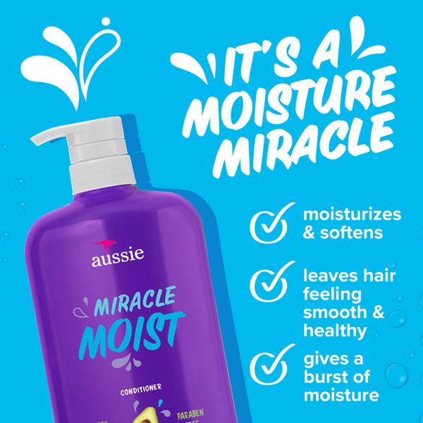 Aussie Miracle Moist Conditioner - 12.1 fl oz