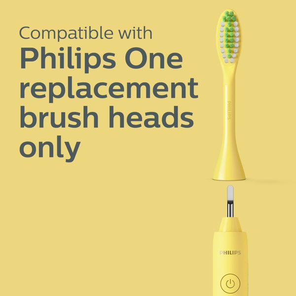 Philips One by Sonicare Battery Electric Toothbrush Model HY1100/01 with Travel Case and Brush Head - Coral