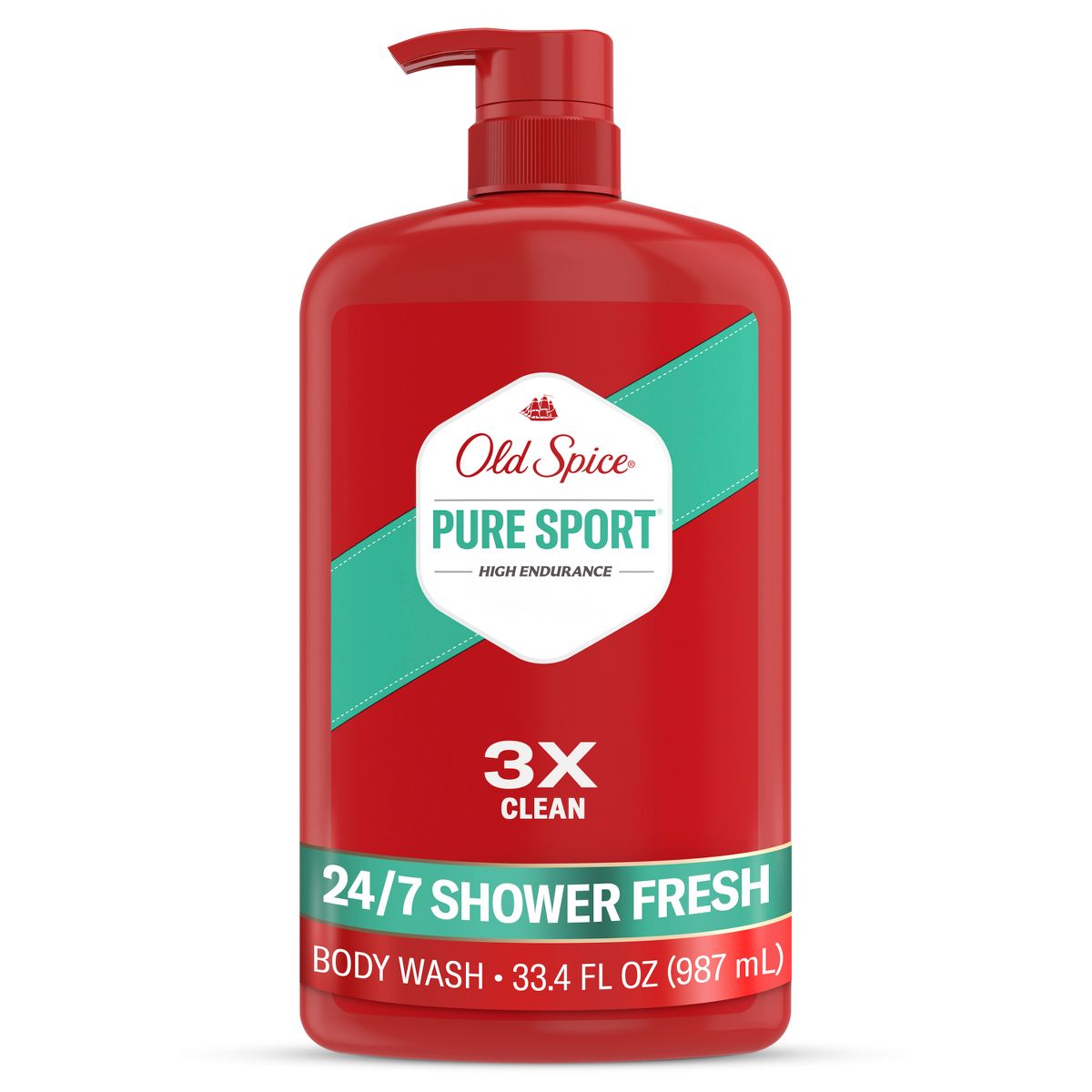 Old Spice High Endurance Body Wash with Pump - 33.4 fl oz