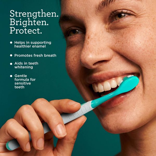 GuruNanda Fluoride-Free Coconut Oil,Neem, Mint and Jasmine Whitening Toothpaste with Hydroxyapatite - 4.2oz