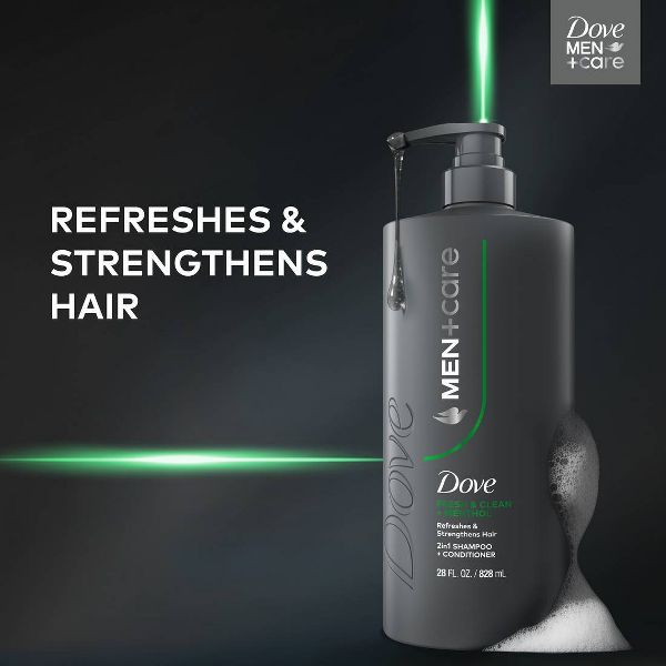 Dove Men+Care 2-in-1 Shampoo & Conditioner - Fresh & Clean - 28oz
