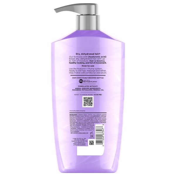 L'Oreal Paris Elvive Hyaluron Hydrating Shampoo Paraben-Free - 13.5 fl oz